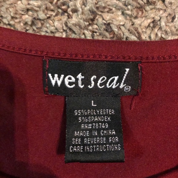 Wet Seal Long Sleeve Bodycon Mini Dress - Picture 3 of 3